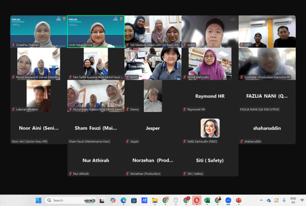 Halal Competency In House Training – Lay Hong Food Corporation 7 February 2025