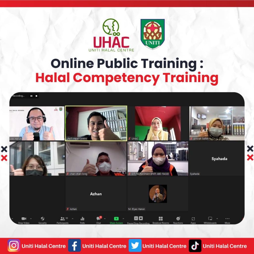 Halal Competency Training (Public) – Online, December 2022