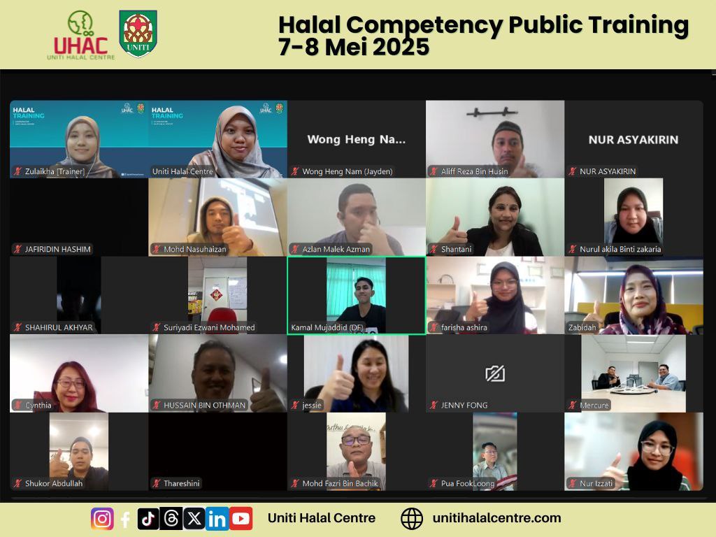 Halal Competency Training Public – Online May 2025 1