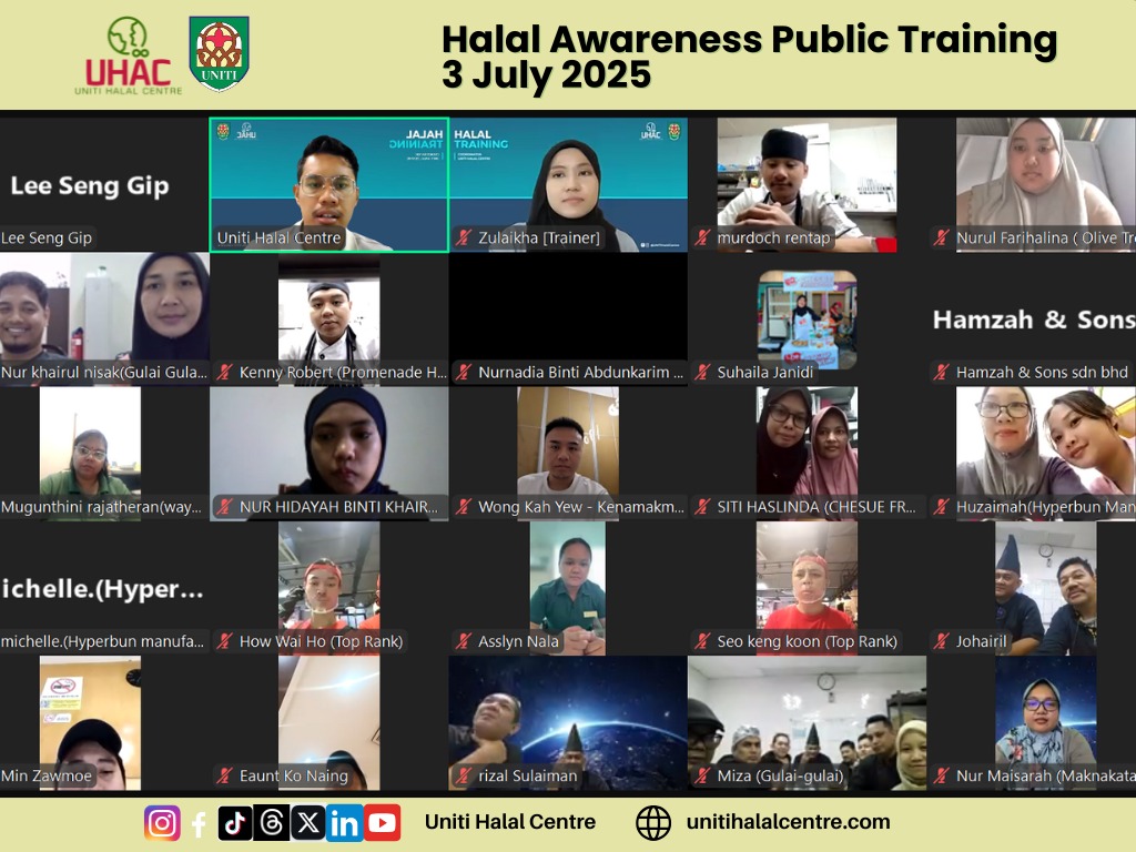 Halal Awareness Training (Public Online) – July 2025