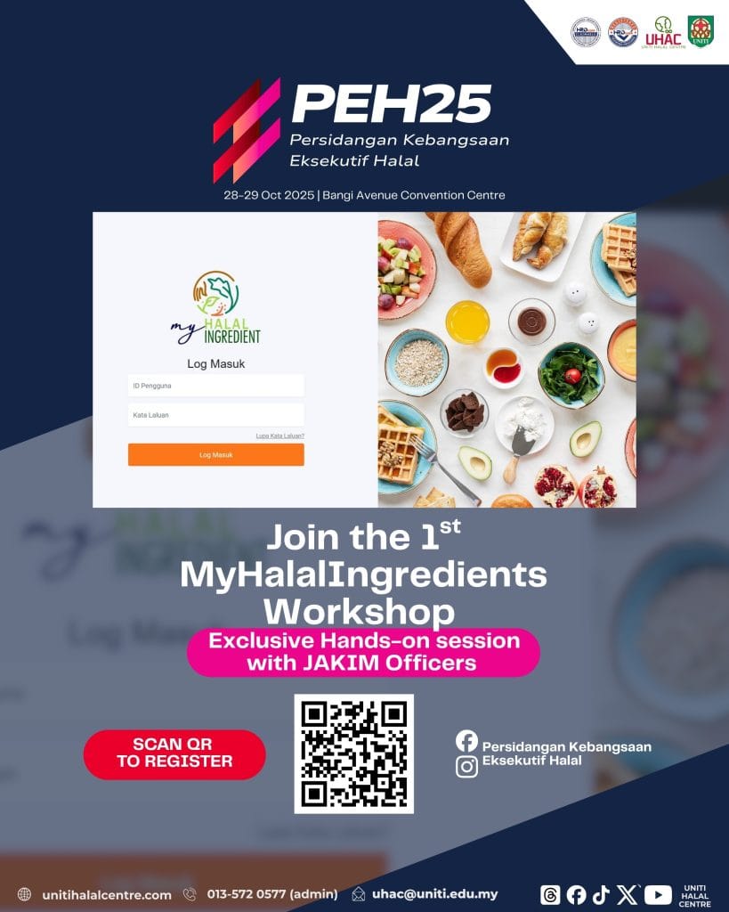 Peh25: Perkasa Eksekutif Halal Malaysia 8 Peh25 My Halal Ingredients