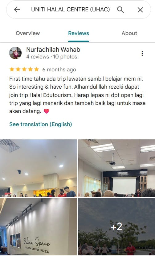 Uniti Halal Centre (Uhac) Sebagai Pilihan Utama Penyedia Latihan Halal 28 Uhac Halal Edutourism Interesting And Fun