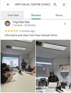 Uniti Halal Centre (Uhac) Sebagai Pilihan Utama Penyedia Latihan Halal 24 Uhac Informative And Clear