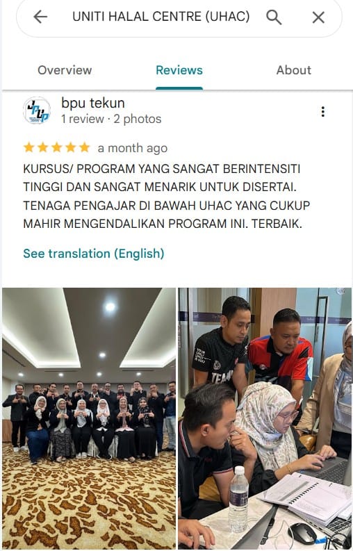 Uniti Halal Centre (Uhac) Sebagai Pilihan Utama Penyedia Latihan Halal 4 Uhac Intensiti Tinggi Dan Menarik