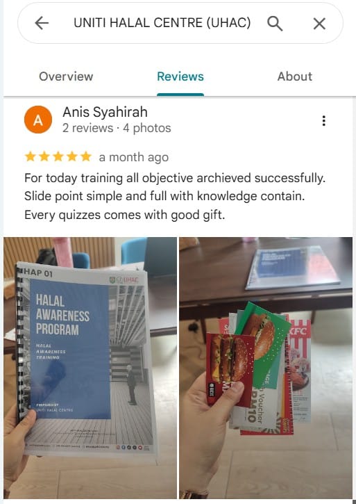 Uniti Halal Centre (Uhac) Sebagai Pilihan Utama Penyedia Latihan Halal 16 Uhac Simple And Full With Knowledge