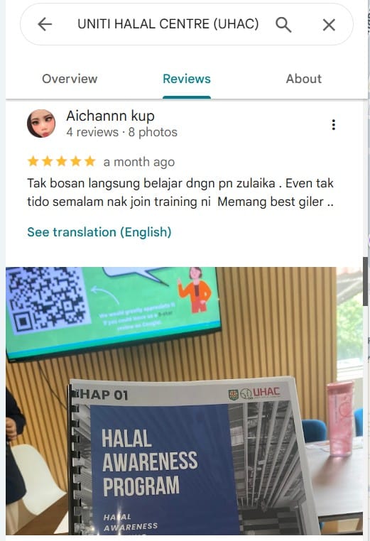 Uniti Halal Centre (Uhac) Sebagai Pilihan Utama Penyedia Latihan Halal 9 Uhac Tak Bosan Langsung Belajar