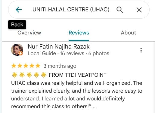 Uniti Halal Centre (Uhac) Sebagai Pilihan Utama Penyedia Latihan Halal 26 Uhac Trainer Explained Clearly