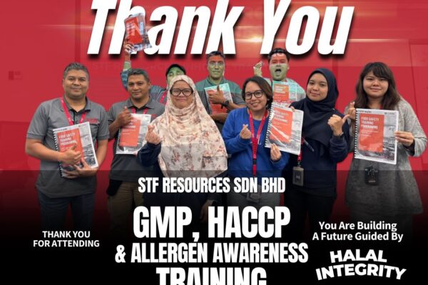 Gmp, Haccp &Amp; Allergen Awareness Training With Stf Resources Sdn Bhd (Stfr)