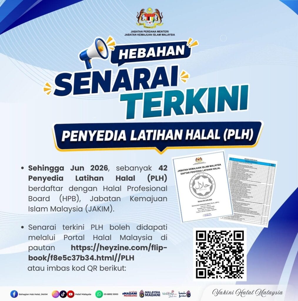 42 Penyedia Latihan Halal Malaysia 1 Hebahan Semasa Halal