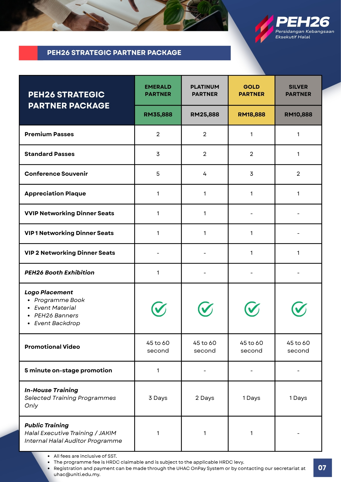Proposal Peh26 Eng Peh26 Strategic Partner Package