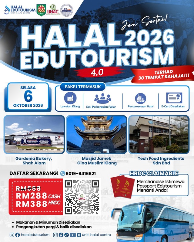 Halal Edutourism Uniti Halal Centre 6 October 2026